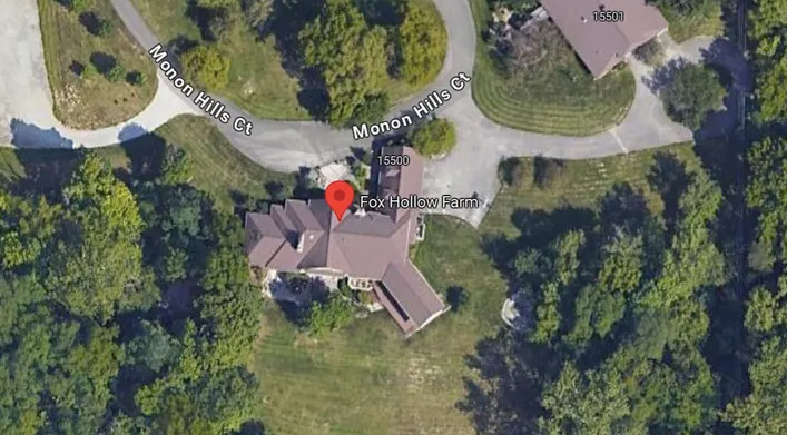 Baumeister’s 18-acre farm in Westfield, Indiana where the remains of his victims were found
